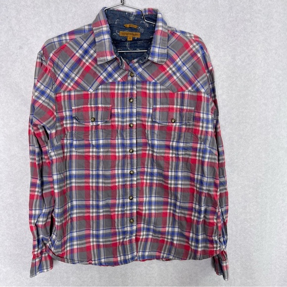 5/$25 jachs girlfriend bea flannel xl - Picture 1 of 4